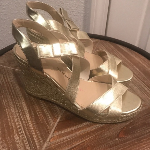 Isaac Mizrahi Live 6M wedge heels- Brand New - Picture 1 of 5